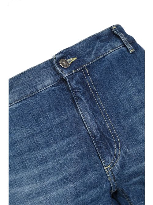 Jeans Jeff carrot in denim fisso di cotone riciclato DONDUP | UP641 DFH269U J40800